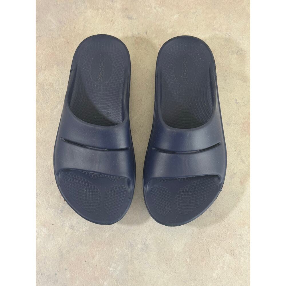Women's Navy Slide Sandals